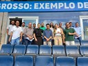 Vereadores de Nova Maringá se Reuni com Secretário de Esporte do Estado 